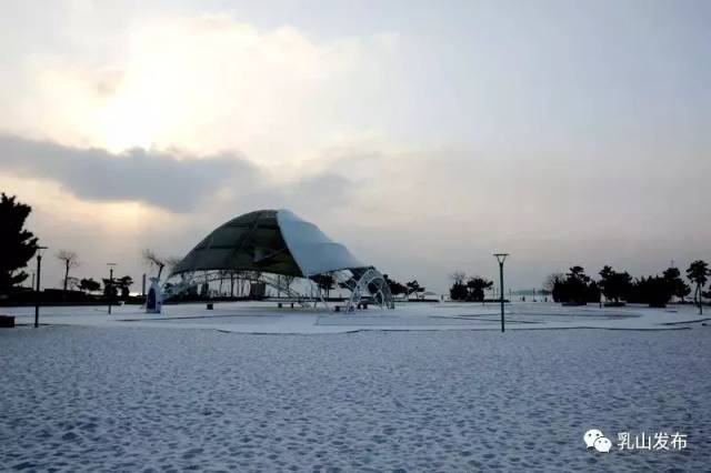 乳山雪景