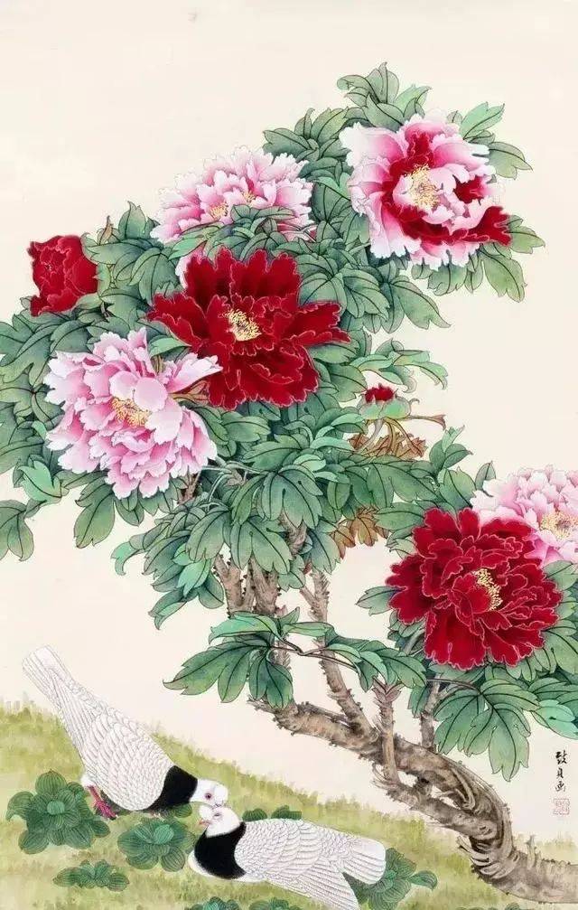 十大名家画牡丹