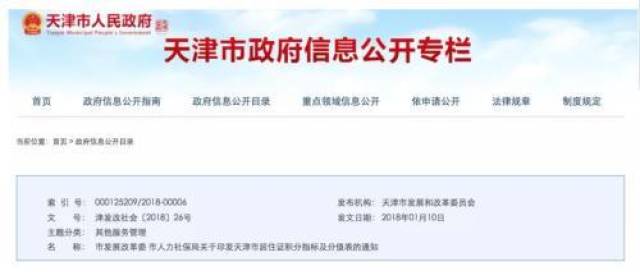 与买房无关?2018天津年积分落户有新变化!