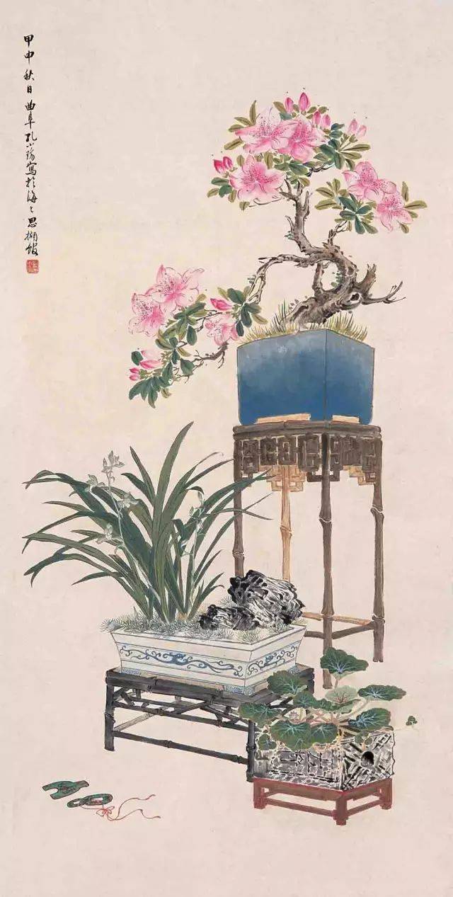 丹青妙笔|孔小瑜与博古画(130幅清晰大图)