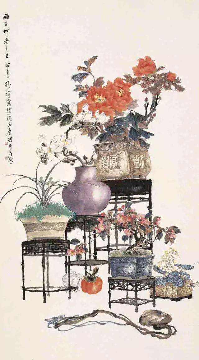 丹青妙笔|孔小瑜与博古画(130幅清晰大图)