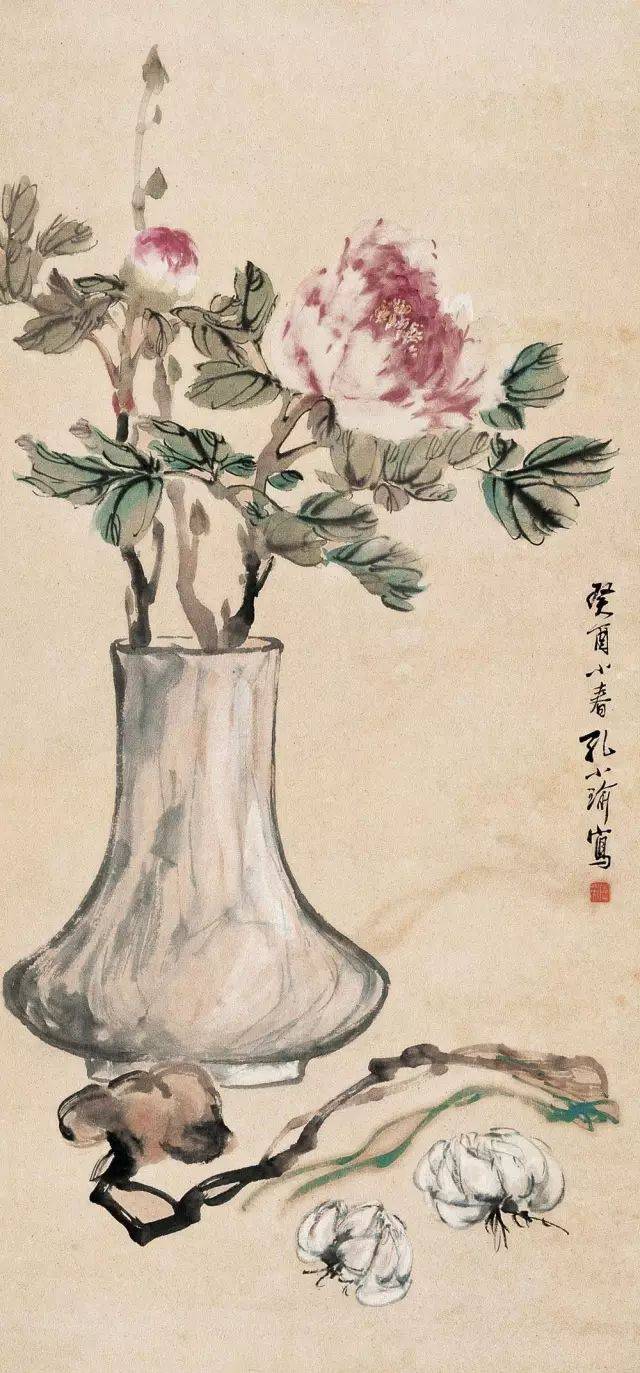 丹青妙笔|孔小瑜与博古画(130幅清晰大图)