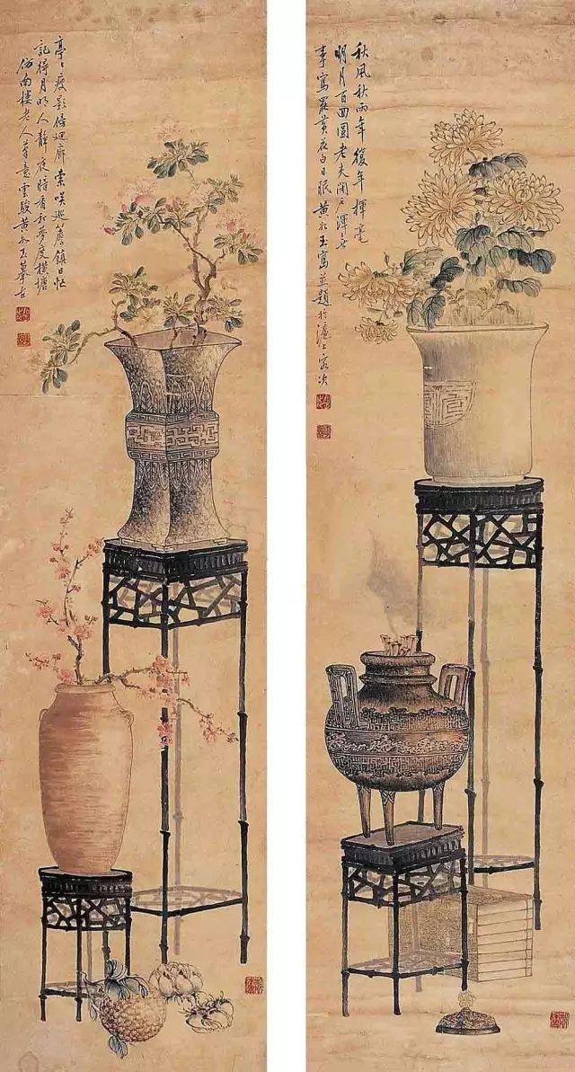 丹青妙笔|孔小瑜与博古画(130幅清晰大图)