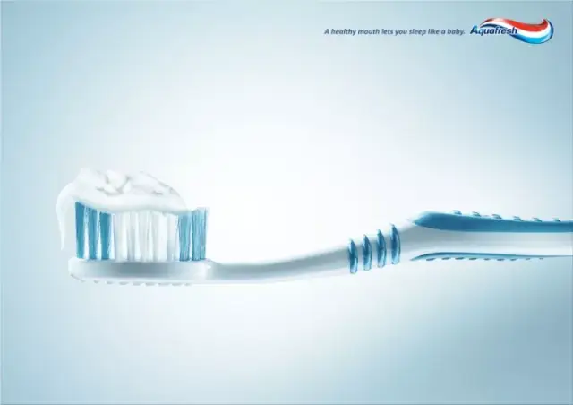 关于"牙膏"的创意广告!