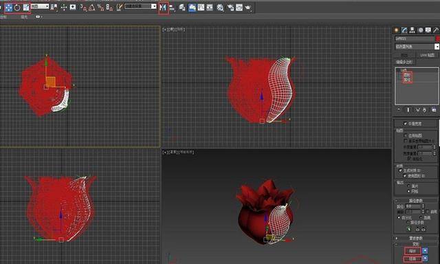 3dmax建模教程 玫瑰花