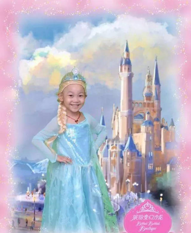 5岁的白血病小女孩实现了愿望见到"真正的"艾莎公主