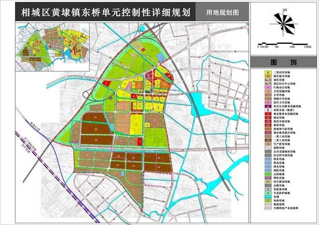 相城区黄埭镇东桥单元控制性详细规划公示,速来看!