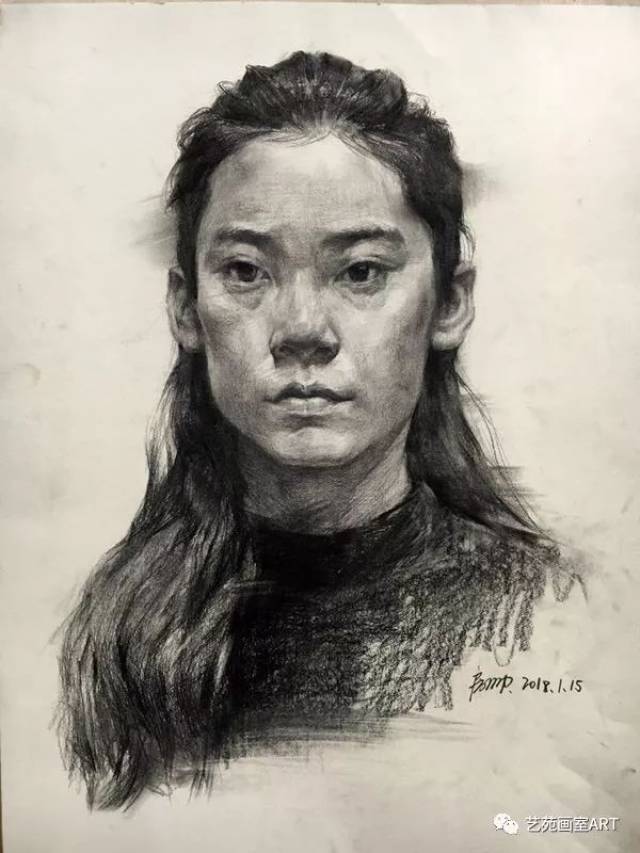 2018内蒙古美术联考试题 教师范画