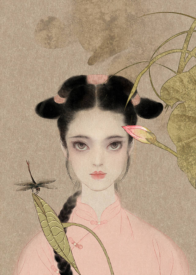 背完作者 内容就可以忽略不计了 谁能想到 插画师把词牌名画成美人 小