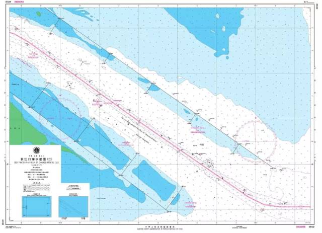 海图发布: 长江口深水航道,长江口深水航道,长江口深水航道,江亚至