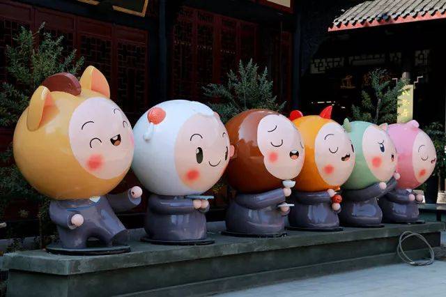 超萌！12生肖萌宝亮相大慈寺，快来寻找你的小代表！