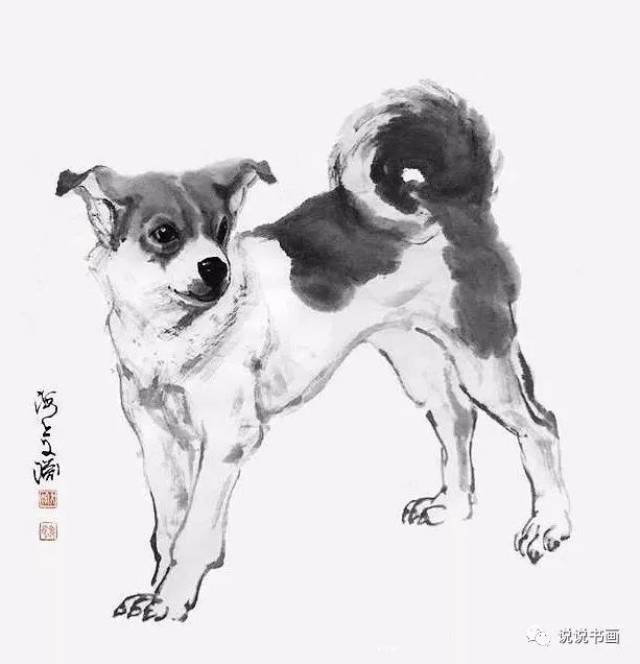 国画/画狗萌萌的开启旺旺旺年的2018年名家教你画狗