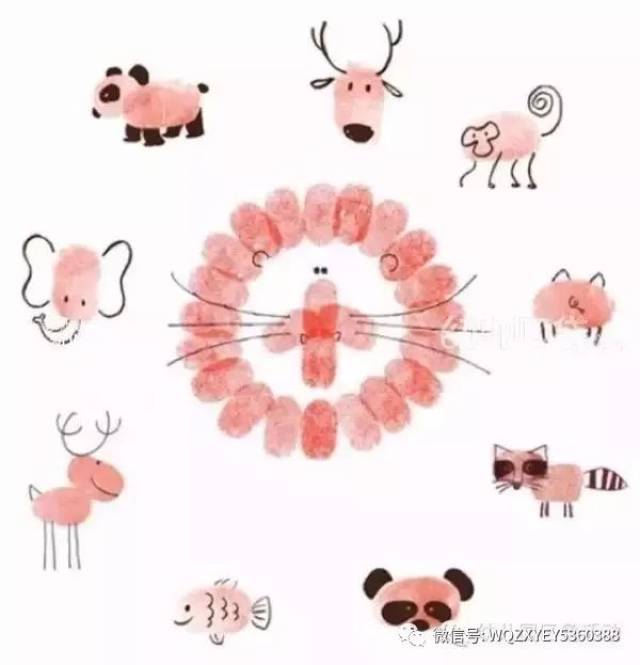 【家园共育】动动手指就可以画出那么多动物,真是太奇妙了!