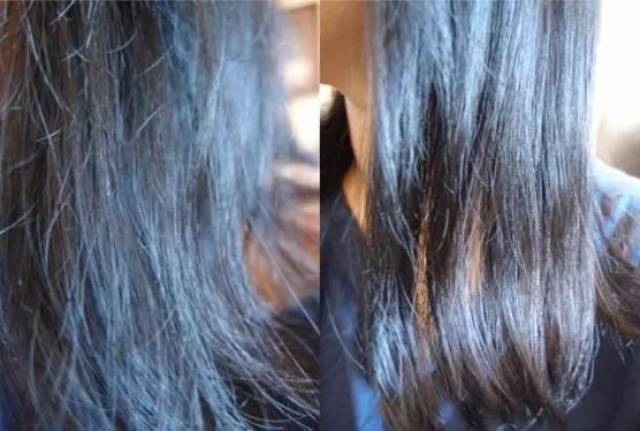 在头发7,8成干的时候涂抹,吹干头发后头发那叫一个听话,让内扣就内扣