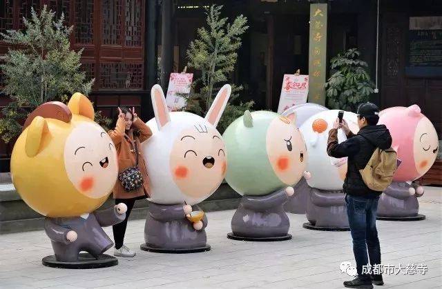 超萌！12生肖萌宝亮相大慈寺，快来寻找你的小代表！