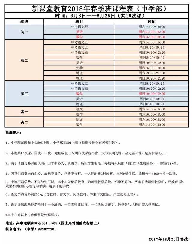 2018年广东中考语文、数学、英语等考试大纲