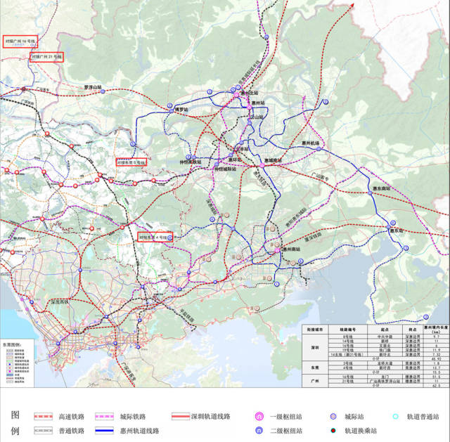 惠州这些地方也要通地铁了!最新线网规划曝光!