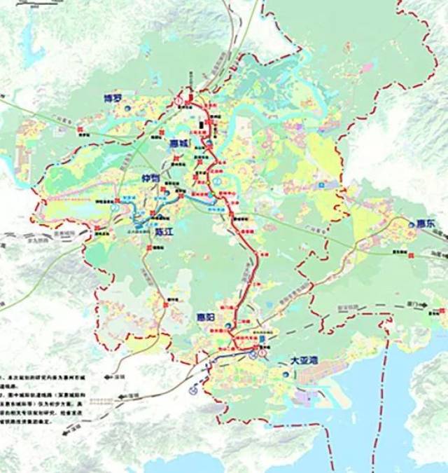 惠州地铁规划最新调整!大亚湾段纳入近期规划,还有这些亮点