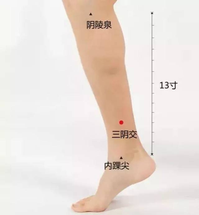 六大腿部穴位可以常灸 血海:生血和活血化淤的要穴 太溪:清