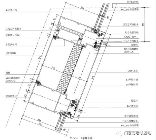 幕墙施工节点做法100多张详图(铝板幕墙,石材幕墙,玻璃幕墙),一定值得