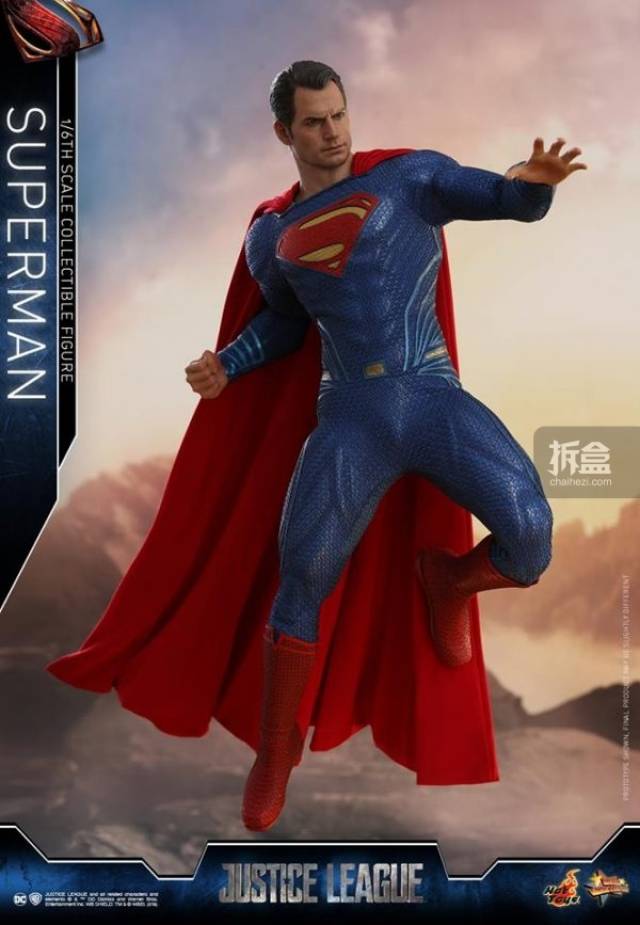 hottoys dc电影《正义联盟》超人 1:6 双头雕珍藏人偶