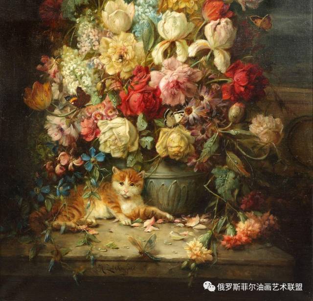 奥地利汉斯.查兹卡学院派绘画风格油画作品欣赏