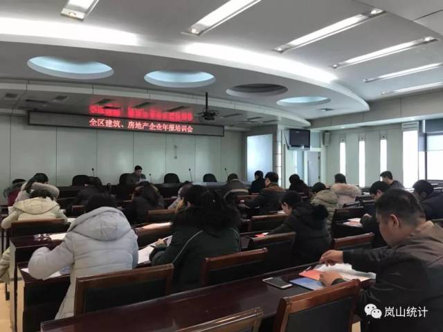 工作|岚山区统计局召开统计年报培训会议
