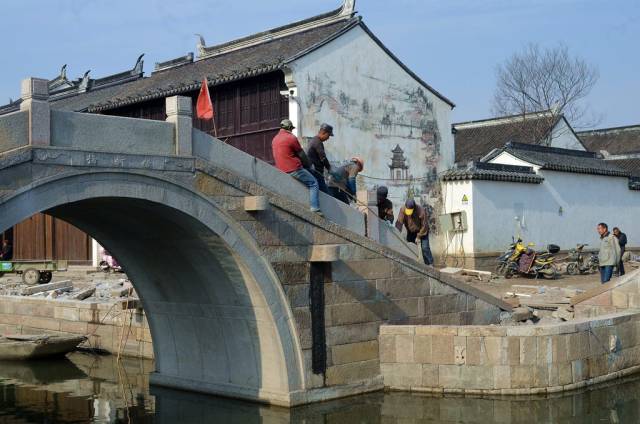 纪实丨黎里重建鼎新桥,登瀛桥