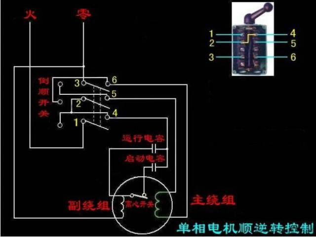 4个柱24伏发电机接线图,24v发电机接线方法图片 电机正反转常用的4种控制电路,你值得拥有收藏备用吧