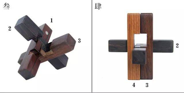 孔明锁六通怎么搭_孔明锁怎么拼(2)