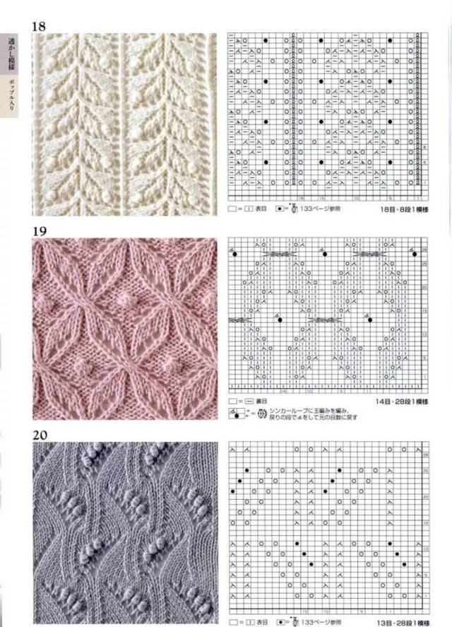 独一无二的编织花样又怎么少得了 100多种花样图解 学起来织什么都
