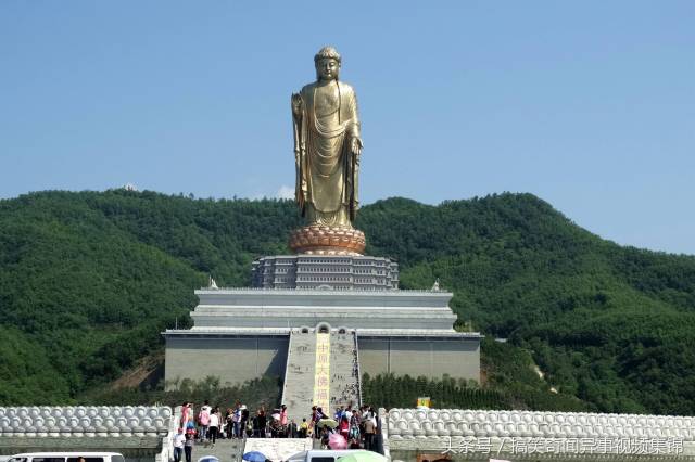 中原大佛,位于河南省平顶山市鲁山县尧山佛泉寺是目前世界上最高的