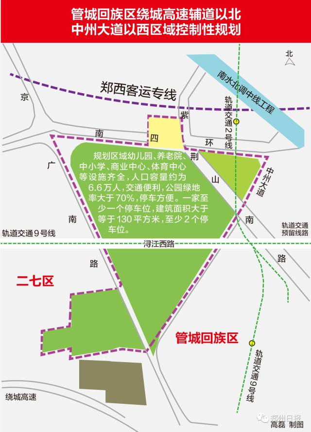 郑州南部4700多亩土地将建居民区,商业区,地铁9号线穿过该区域(附规划