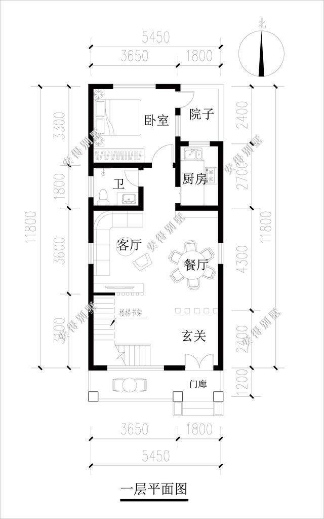 面宽不足6米的地块,三层别墅如何设计,3个方案喜欢哪个