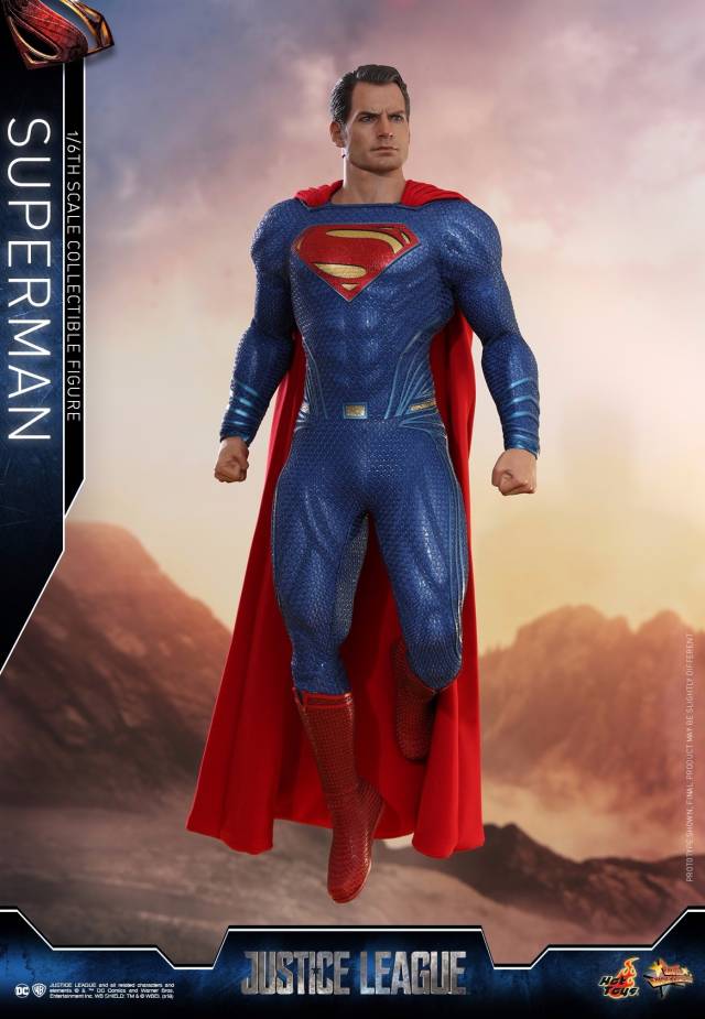 新品预定 hottoys 1/6 mms465 正义联盟 超人superman 双头雕 激光眼