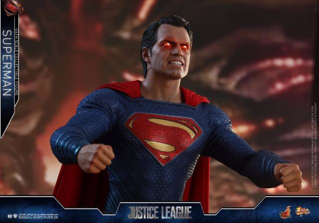 新品预定 hottoys 1/6 mms465 正义联盟 超人superman