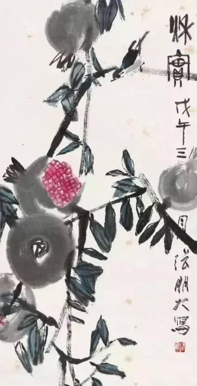 隐逸在野的花鸟画大家张朋作品欣赏