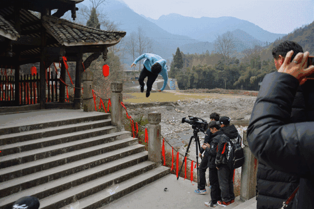 红花源乐土农庄跑酷 罗浮山温泉旅游度假区,姊妹桥,太平桥,文星阁