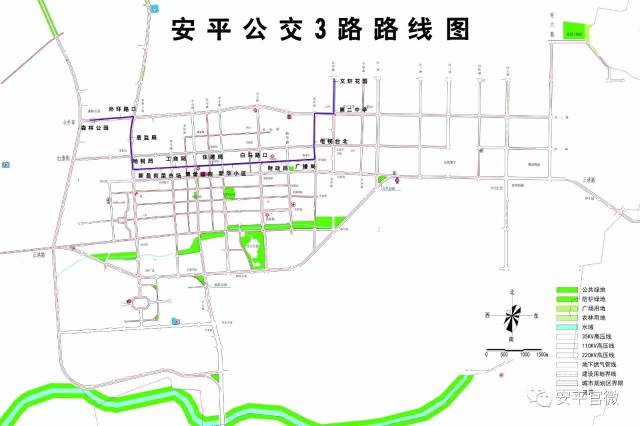 安平县4路公交车站点