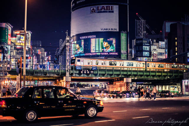 东京新宿夜景.by 飞arvin