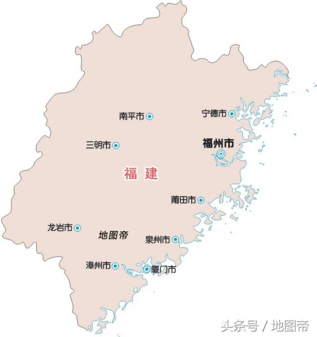 高清福建地图,猜猜金门岛属哪个市?