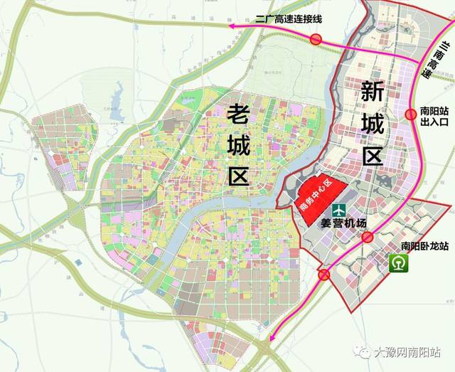 亮相南阳新形象,位于白河东岸的城乡一体化示范区,成为南阳新城区建设