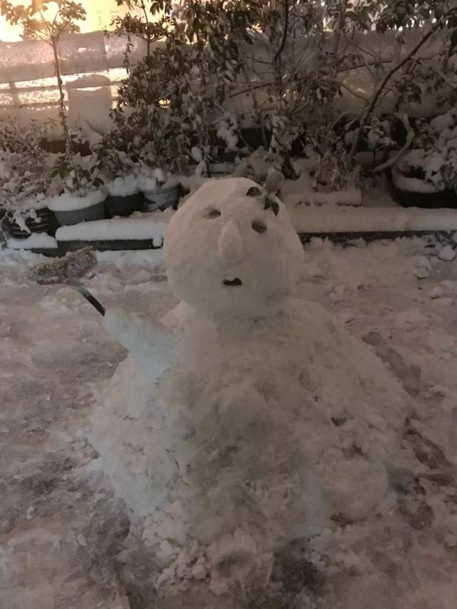 无锡人你把雪人堆成这样是要笑死我吗?新一波雪景来袭