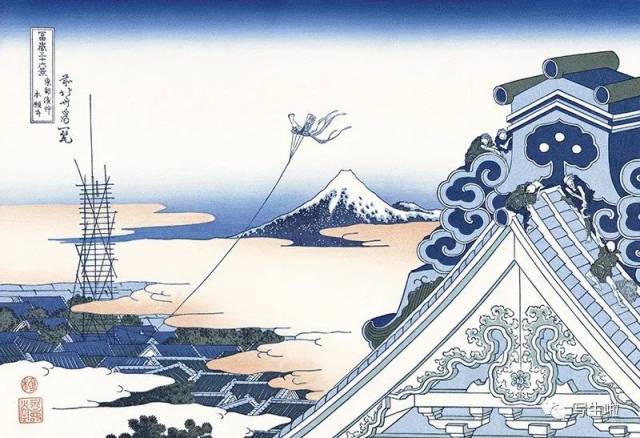 【写生啦】 日本浮世绘的"巨浪"——葛饰北斋:《富岳三十六景》