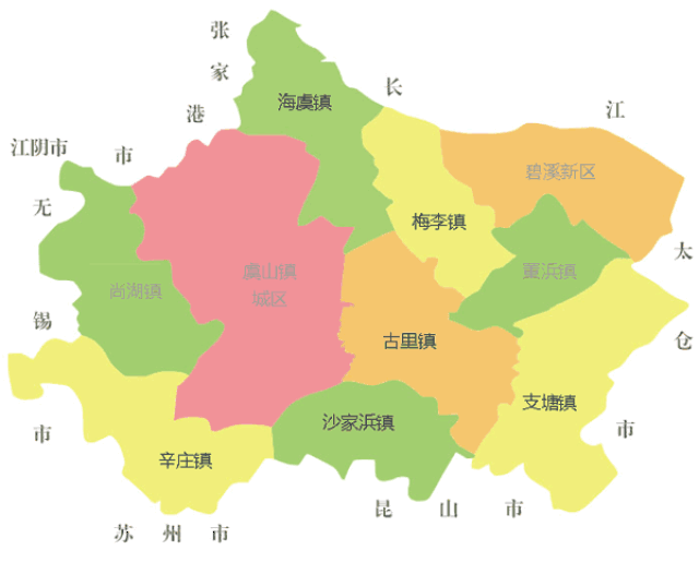 作为 常熟的南大门,辛庄占据着独特的地理位置,处于常熟南部,交通