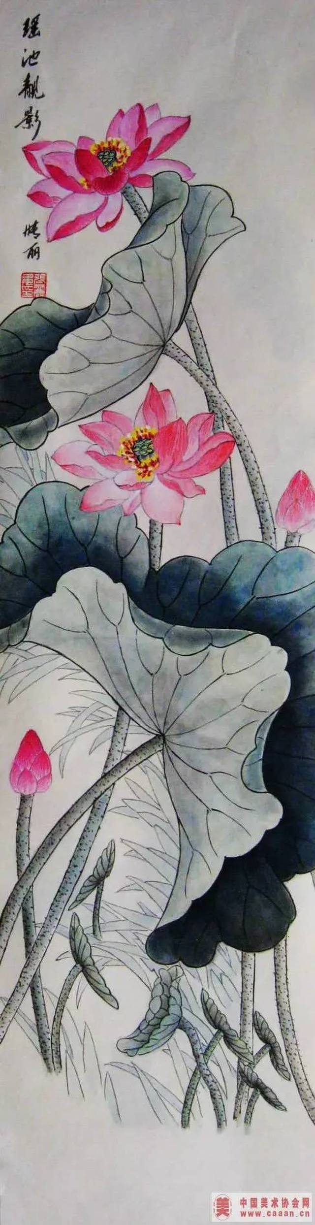 女画家张丽的中国画花鸟作品,精品!