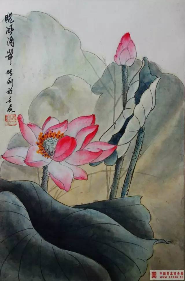 女画家张丽的中国画花鸟作品,精品!