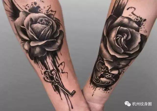 tattoo | 纹身素材:黑玫瑰
