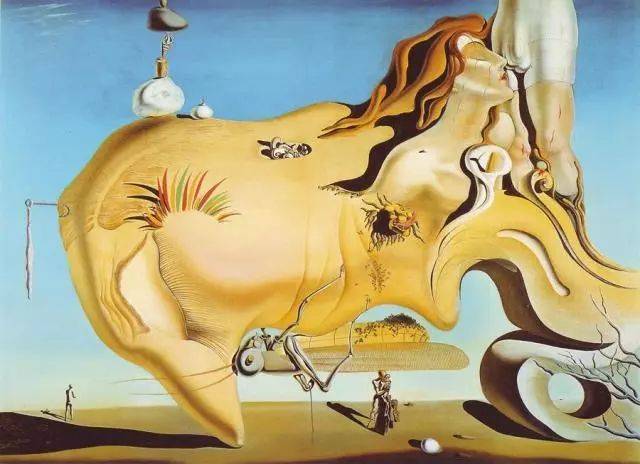 《伟大的自慰者》,画中每一个细节都展示着达利潜意识里无尽的神奇