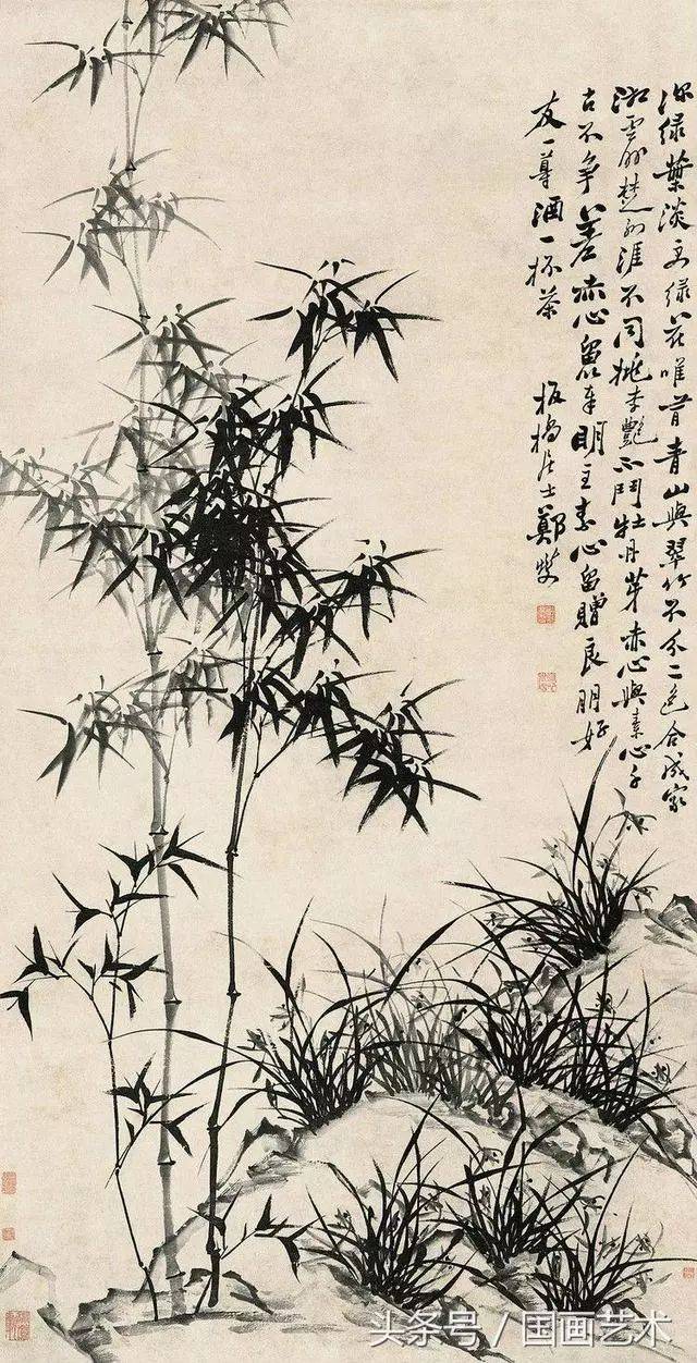【每天教你学画画】水墨画竹子应该注意的要素